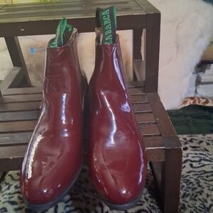 Women 'S Burgundy Leather Boots